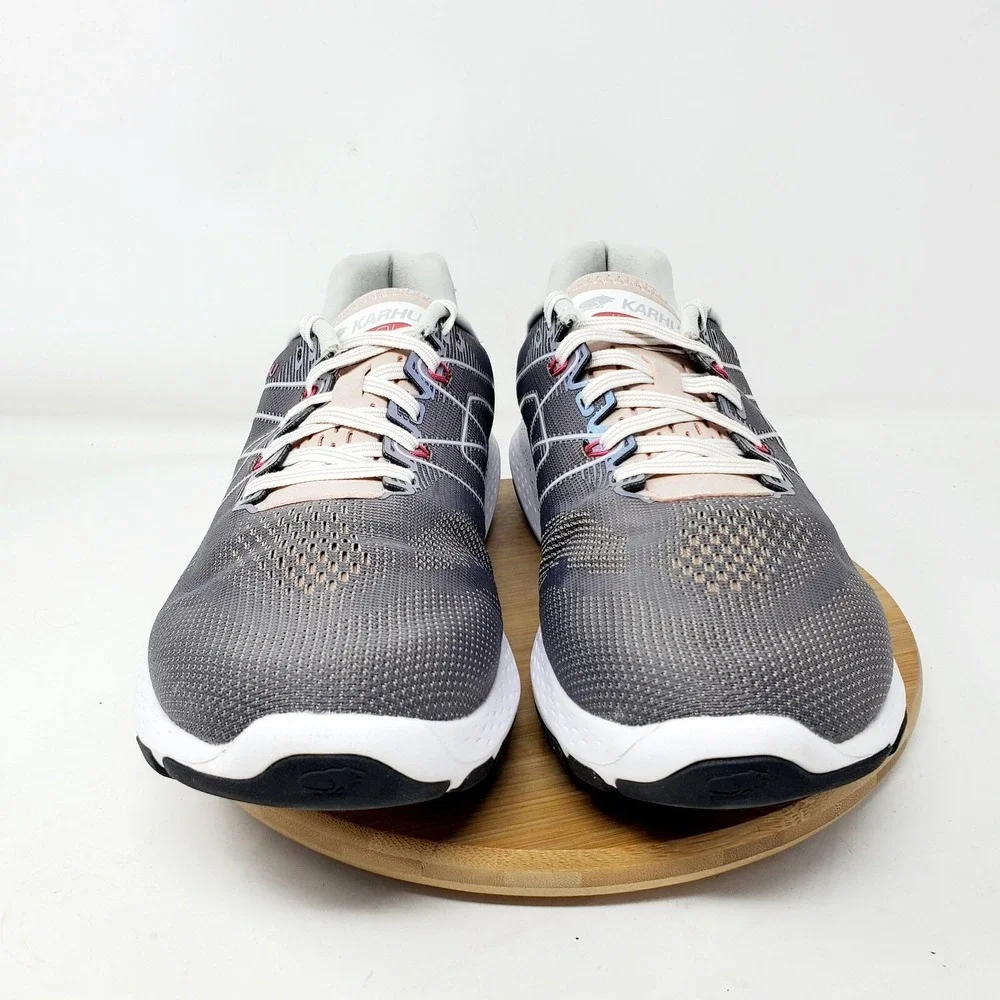 Karhu Running Shoes Womens 10.5 Ikoni Ortix Grey‎ Lace Up Athletic Sneaker